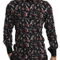 Black Musical Instrument Slim fit Shirt