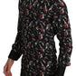 Black Musical Instrument Slim fit Shirt
