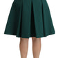 Elegant High Waist Knee Length Skirt