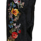 Elegant High Waist Wide Leg Floral Pants