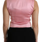 Elegant Silk Blend V-Neck Vest Top