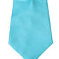 Stunning Light Blue Silk Men's Tie