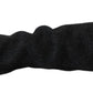 Elegant Mid-Length Wool Gloves in Black