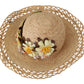 Elegant Beige Floral Bucket Hat