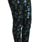 Floral High Waist Skinny Trousers