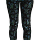 Floral High Waist Skinny Trousers