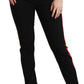 Chic High Waist Skinny Pants in Black