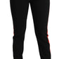 Chic High Waist Skinny Pants in Black