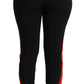 Chic High Waist Skinny Pants in Black