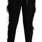 Elegant High Waist Wool Blend Pants