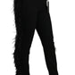 Elegant High Waist Wool Blend Pants