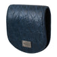 Elegant Blue Caimano Leather Condom Case Wallet