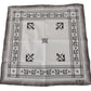 Chic White Cotton Men's Scarf