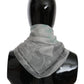 Elegant Gray Silk Scarf for Women