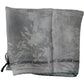 Elegant Gray Silk Scarf for Women