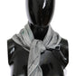 Elegant Gray Silk Scarf for Women