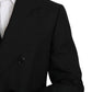 Elegant Black Slim Fit Formal Blazer