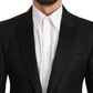 Slim Fit Martini Black Blazer Jacket