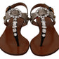 Elegant Strappy Sandals with Exotic Charm