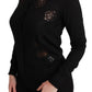 Elegant Cashmere Silk Blend Lace Cardigan