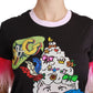 Chic Crewneck Year of the Pig Motif Tee