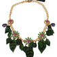 Elegant Floral Sicily Charm Necklace