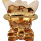 Chic Canine Gold-Tone Statement Ring