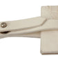 Elegant Beige Leather Keychain