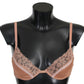 Elegant Nude Lace Push-Up Bra