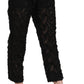 Elegant Straight Cropped Lace Trousers