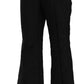 Chic High Waist Flared Cropped Pants