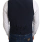 Elegant Azure Men's Formal Vest