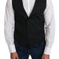 Elegant Silk Formal Gray Vest