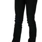 Chic Black Mid Waist Slim Fit Denim Jeans