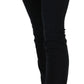 Chic Black Slim Fit Low Waist Denim