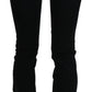 Chic Black Slim Fit Low Waist Denim