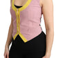 Chic Sleeveless Vest in Pink Hues