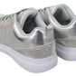 Sleek Silver Sneakers for Trendsetters