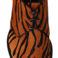 Tiger Pattern Dress Shoes with Pony Hair