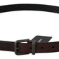 Elegant Leather Belt in Classic Brown