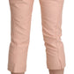 Chic Pink Skinny Capri Pants