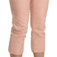 Chic Pink Skinny Capri Pants