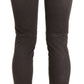 Chic Brown Low Waist Skinny Trousers