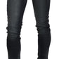 Elegant Low Waist Skinny Black Jeans