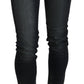 Elegant Low Waist Skinny Black Jeans