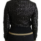 Elegant Sequined Turtleneck Sweater