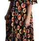 Chic Multicolor Maxi Desserts Print Dress