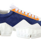 Electric Elegance Leather Mix Sneakers