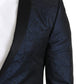 Elegant Martini Blue Slim Fit Blazer