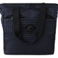 Elegant Blue Nylon Tote Bag